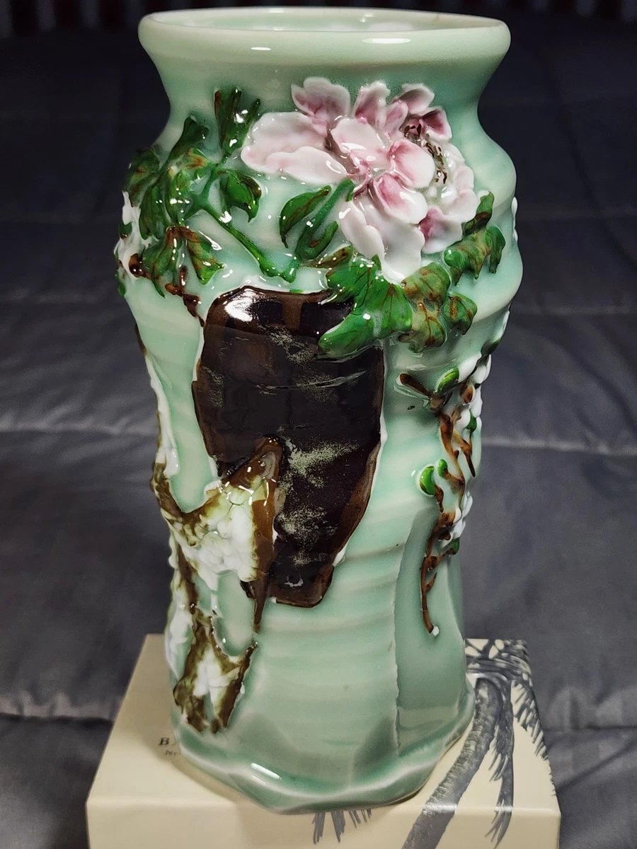 陶瓷古董原始1850-1899 年日本花瓶| eBay