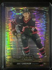 Jake Sanderson 2024-25 OPC Plat. Hockey Seismic Gold 40/50,  23-24  Game Used