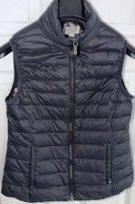 Gilet piumino d'oca Dover sella piumino d'oca taglia XS X-Small blu navy tasche zip