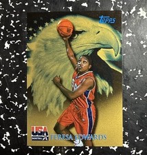 2000 Topps Team USA - Teresa Edwards #88 Gold! SP! NM! Basketball