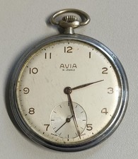ANTICO OROLOGIO TASCA Avia SHR 4152 epoca 900 Old Pocket Watch MONTRE de POCHE