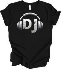 DJ Headphones Graphic T-Shirt for Music Lovers