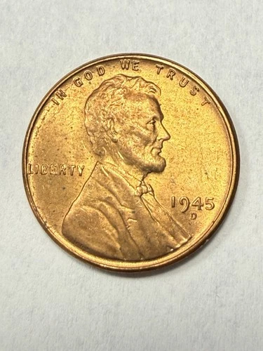 ** 1945-D BU RED LINCOLN CENT (UPGRADE YOUR SET)  PRICED TO SELL 🔥**