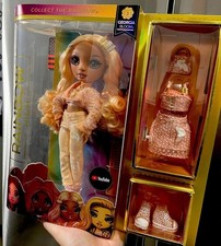 Image of Rainbow High Doll Georgia Bloom Peach Fashion Doll with Box Collectable RARE