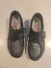 SAS Black Leather Oxfords. Women's 8 made in USA
