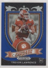 2021 Panini Prizm Draft Picks Crusade Blue 38/199 Trevor Lawrence #161 0f7c