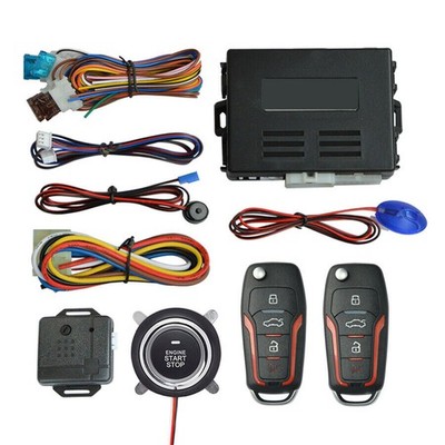 Car SUV Keyless Entry Engine Start Alarm System Push Button Remote Starter Stop