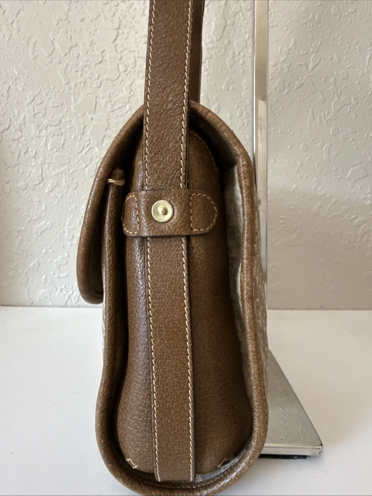 Autentica borsa a tracolla vintage Gucci GG Supreme lusso silenzioso in mini monogramma