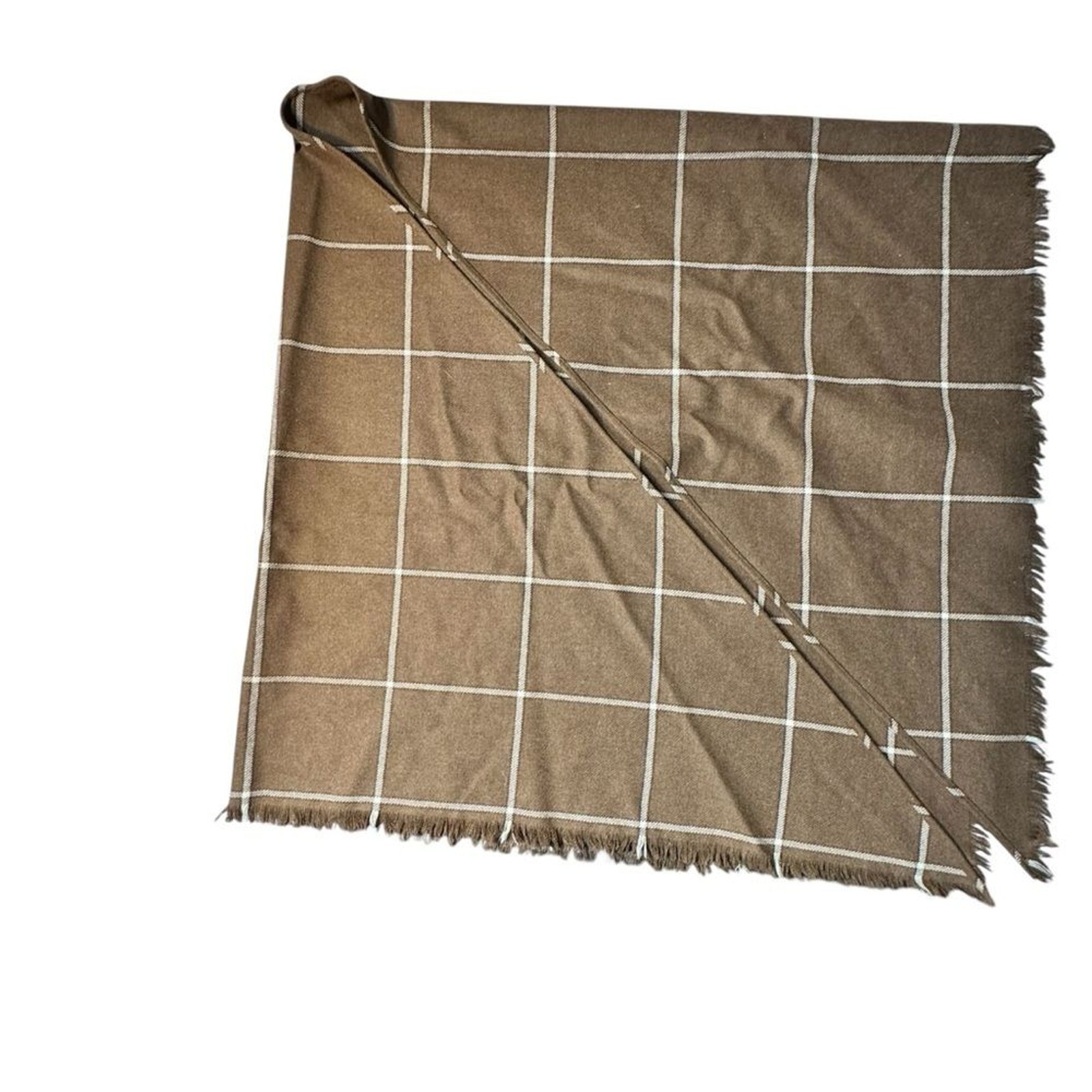 Two Vintage John Meyer Triangular Wool Shawls 39”… - image 7