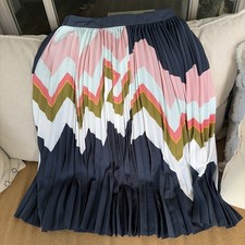 Ted Baker Pleated Midi Skirt Mid Size 1