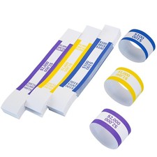 L LIKED 300 PCS Currency Straps Money Bands, Self Sealing Bill...