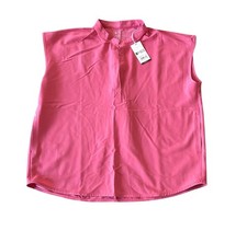 NWT Figs Technical Collection Rafaela Women s L Oversized Scrub Top Quartz