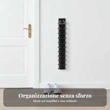 2 Pezzi Organizer per Cappelli da Baseball Senza Foratura per Ingresso, Armadio