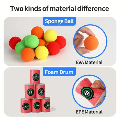 Soft Bullet Schießziel Spielzeug für Kinder pädagogisches Übungsspiel - Bild 4 von 6