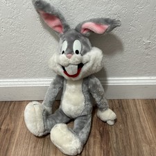 Vintage Bugs Bunny Plush Mighty Star Dated 1971 Warner Brothers Looney Tunes