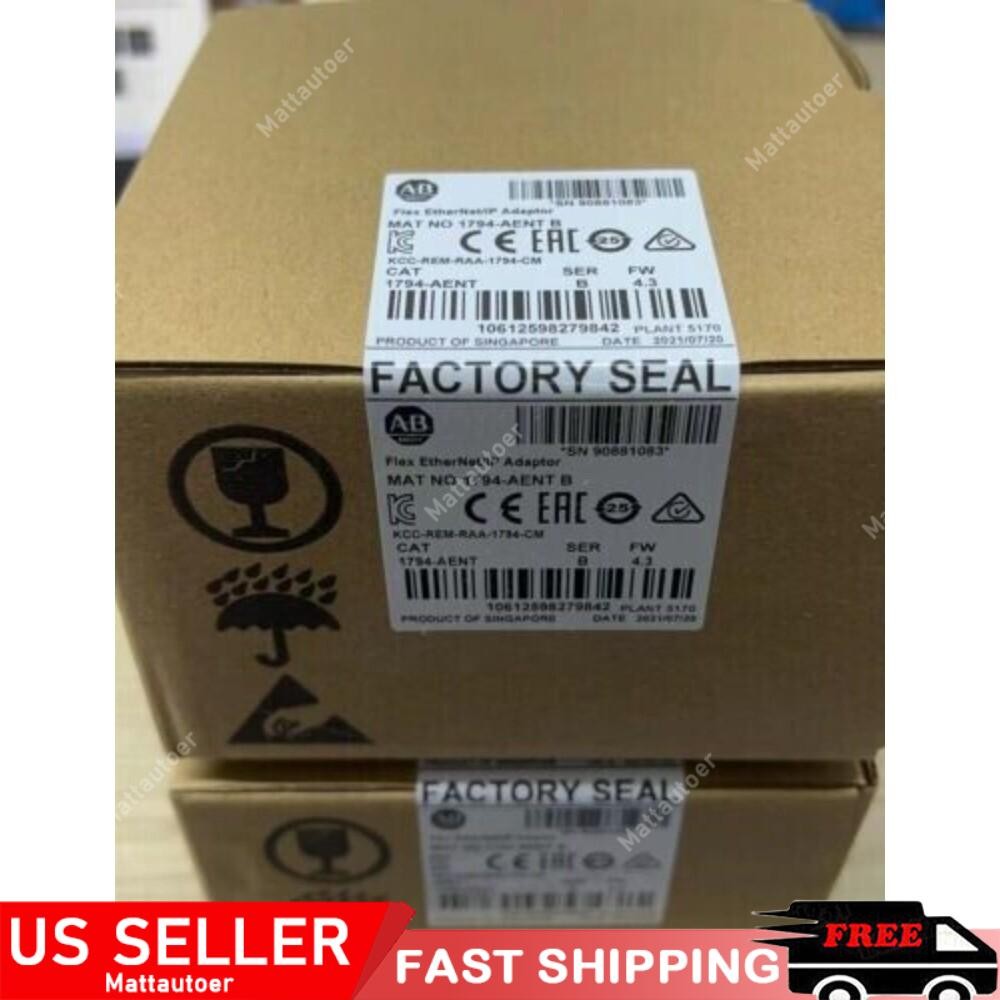 2022-2023 NEW Factory Sealed AB 1794-AENT Flex I/O EtherNet/IP Adaptor US Stock