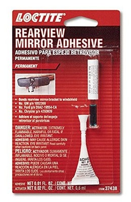(2) Loctite 37438 Rearview Mirror Adhesive Kit - 0.3 cc