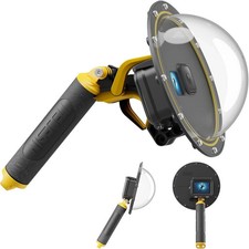 TELESIN Dome Port for GoPro Hero 12 11 10 9 Waterproof Housing Case Diving