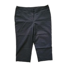 Chico's Capri Pants Women's 2 US 12 Fabulously Slimming Black 37 x 19.5 Mid Rise