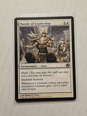 Mantle of Leadership - Planar Chaos - MP - Uncommon - Enchantment Aura - MTG