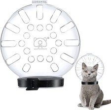 Cat Muzzle Grooming Bathing Breathable Anti-Bite Transparent Face Mask Hood