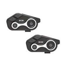 Motorcycle Bluetooth Intercom 1000m 2 Riders Motorbike Helmet Communication S...