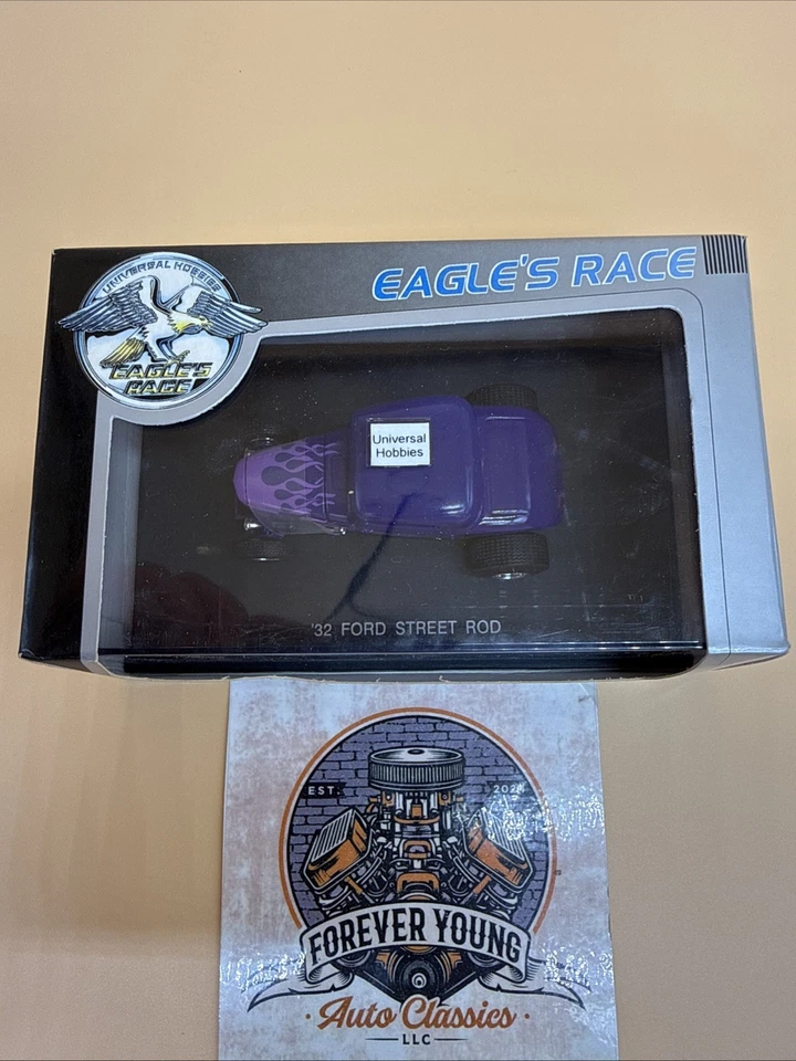 Universal Hobbies Eagle's Race Series 1:43 modelo fundido '32 Ford Street Rod novo na caixa - Imagem 2 de 3