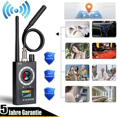 KAMERA AUFSPÜRGERÄT WANZEN FINDER DETEKTOR RF SPY BUG GSM GPS 1MHz-8000MHz ~