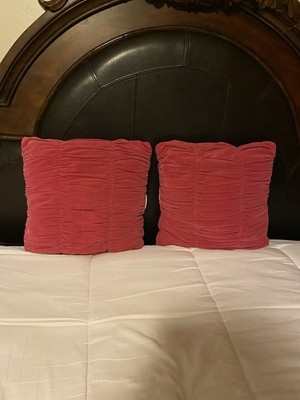 Home,Bedding,Pillows,These pink pillows bring a vibrant touch to your bedding,