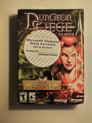 Dungeon Siege: Legends of Aranna (PC, 2003) Brand New - Factory Sealed  