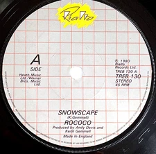 Limited Edition Rococo 7" Vinyl - 'Snowscape / Amadeus' - UK Pressing (1980)