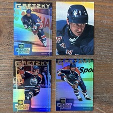 Upper Deck Wayne Gretzky For The Record NHL Hockey Card Lot 4 Holographic