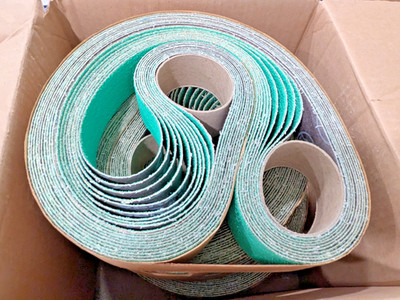CASE OF 50 HERMES Ceramit Abrasive Belts CN 466 Z 2'' X 72'' 36 Grit 550318