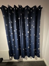 Lovely curtains 2 pairs ring top 66x72