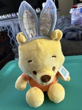 2026 WINNIE THE POOH BUNNY EARS PLUSH NWT Disney Baby 16" Easter B