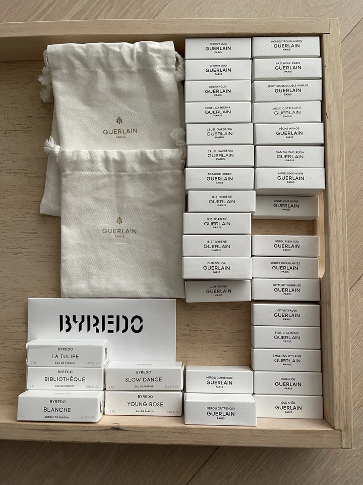 Guerlain La MATIERE / Byredo 2 ml x 24 Luxus Proben wählbar  für Adventskalender