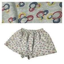 Vintage 90s Disney Mickey Unlimited Gray Lounge Shorts Mickey Circles / Large 