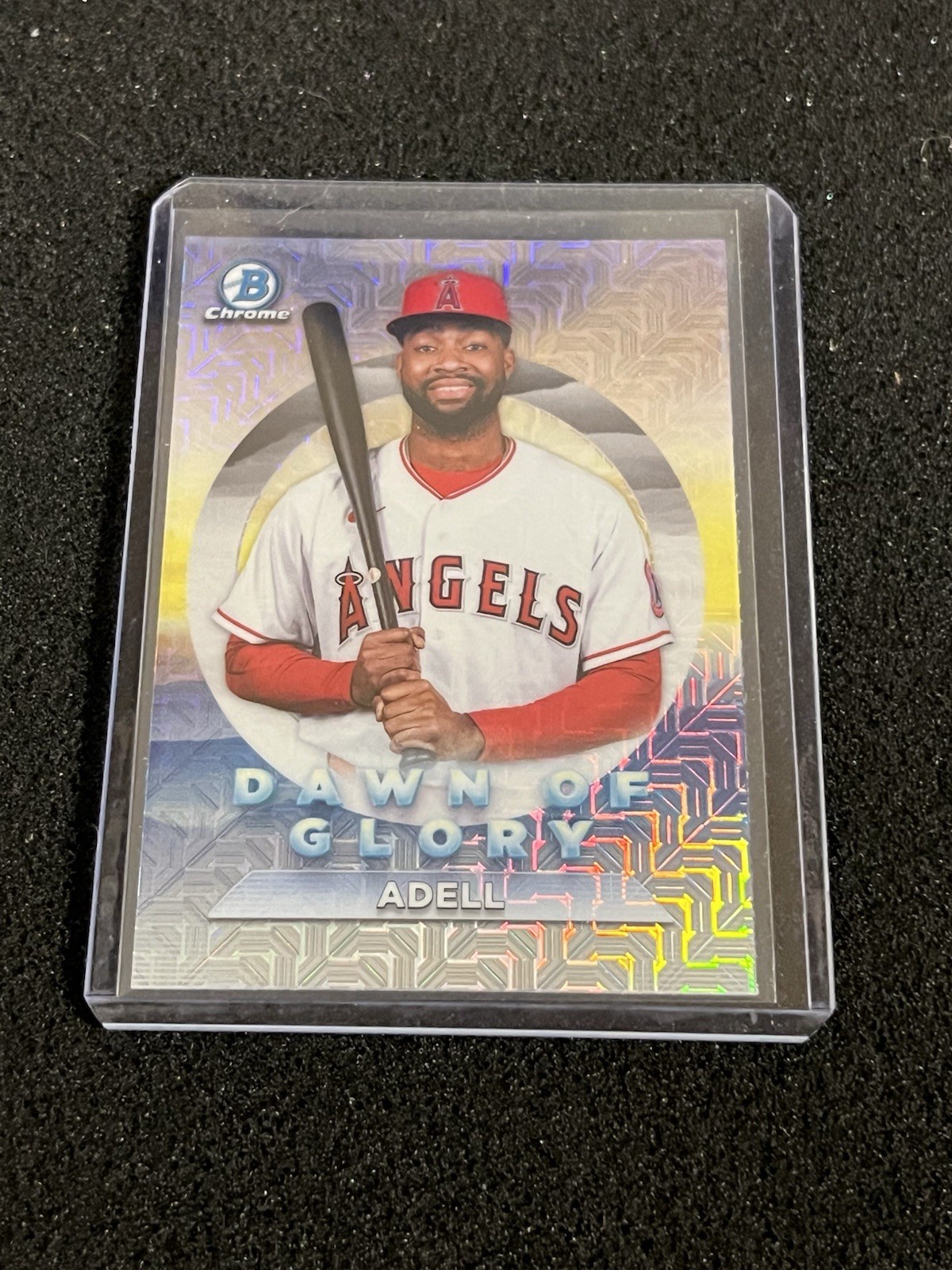 Jo Adell 2020 Bowman Chrome Dawn Of Glory Mega Box Mojo Refractor Rookie Angels