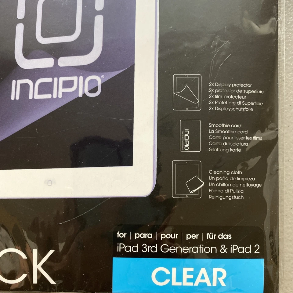 New Incipio Plex Touch Screen Display Protector 2 Pack for iPad 3rd Gen & iPad 2 - Image 2 of 4