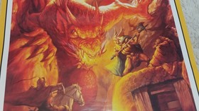 Dungeons & Dragons Shadow of Mystara Arcade Sega Saturn Promo Poster Import JPN