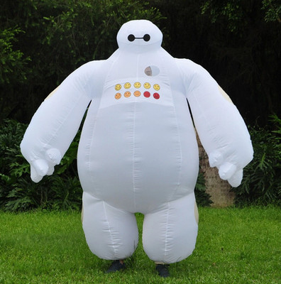Großer Held 6 BayMax aufblasbares Kostüm Halloween Rollenspiel Party Geschenk