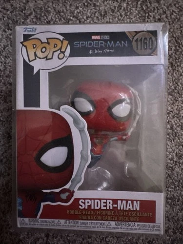 Funko Pop! Vinyl: Marvel - Spider-Man (Finale Suit) #1160 And Pop Protector