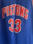 Vintage NBA Champion Jersey Blue Detroit Pistons Grant Hill #33 Size 48 VTG — photo 2