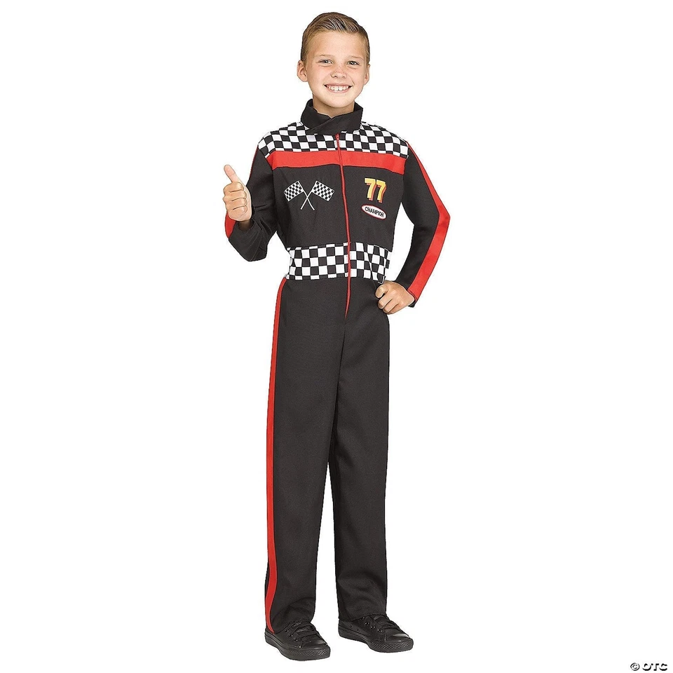 CHILD'S RACE CAR DRIVER-SM - Halloween Costume Cosplay & Party Outfit For Kids - Image 3 of 4