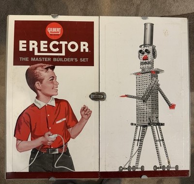 1960 A.C. Gilbert Erector Set 10094 100% Complete!  RARE!