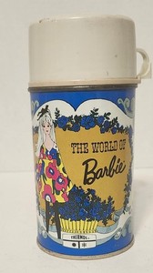 Vintage 1971 Metal Barbie Thermos