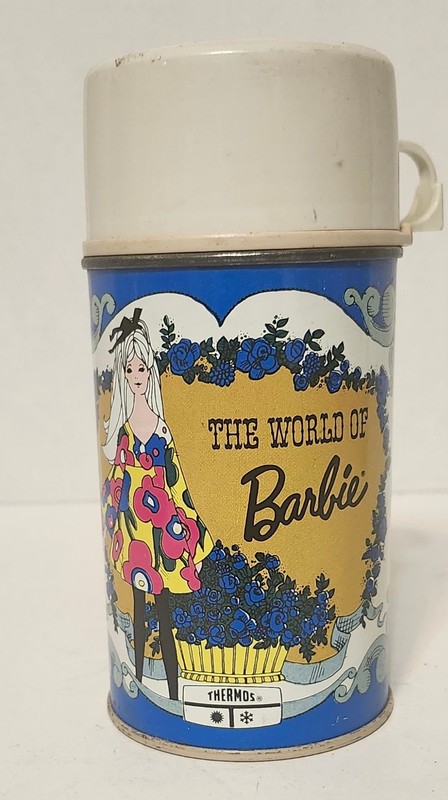Vintage 1971 Metal Barbie Thermos