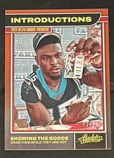 2023 Panini Absolute Introductions Orange Spectrum /75 Jonathan Mingo RC #5