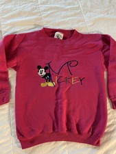 Disney mickey mouse vintage Girl Sweatshirt Size 10-12