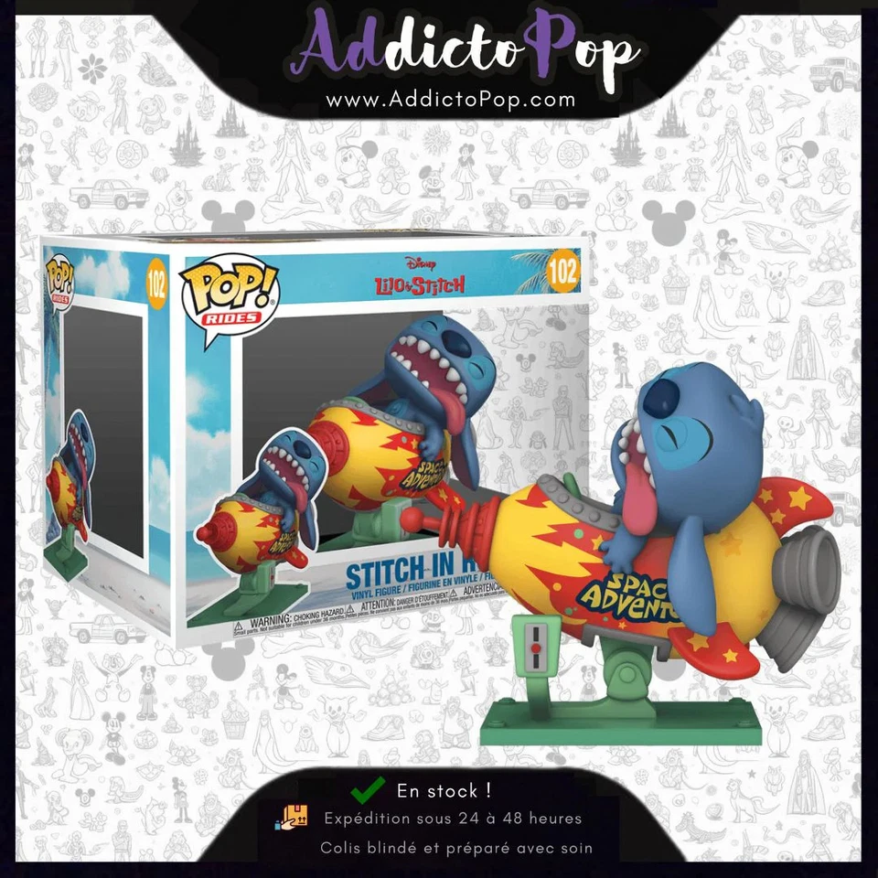 Funko Pop! Disney Lilo & Stitch [102] - Stitch In Rocket (Rides) - Photo 1/1